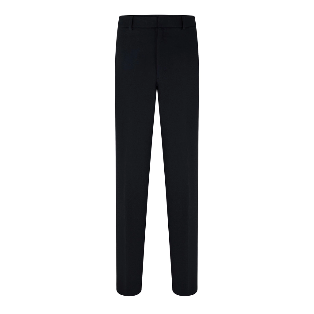 Off White Straight Trousers - Black